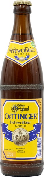 Oettinger Hefe Weißbier naturtrüb