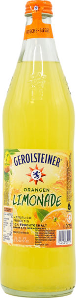 Gerolsteiner Orangenlimonade (10% FG)