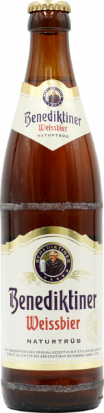 Benediktiner Weißbier naturtrüb