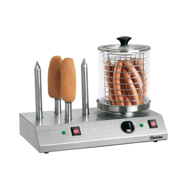 Hot-Dog-Maker mit Brot-Heizstäben