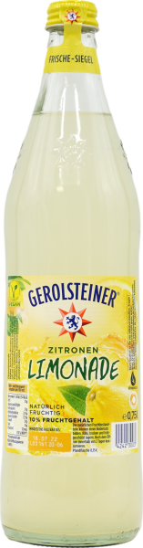 Gerolsteiner Zitronenlimonade (10% FG)