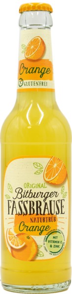 Bitburger Fassbrause Naturtrüb Orange