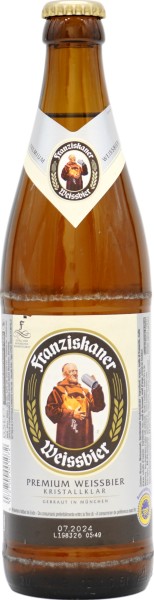 Franziskaner Weissbier Kristallklar
