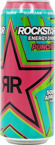 Rockstar Super Sours Energy Green Apple