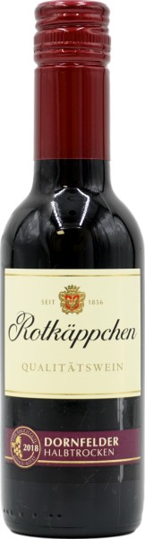 Rotkäppchen Dornfelder Pfalz halbtrocken rot
