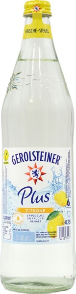Gerolsteiner Sprudel plus Zitrone