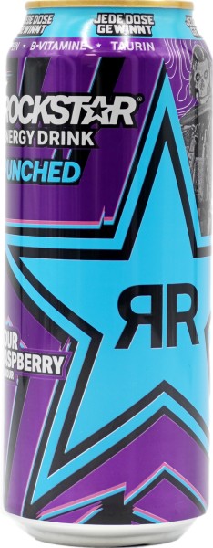 Rockstar Super Sours Energy Blue Raspberry