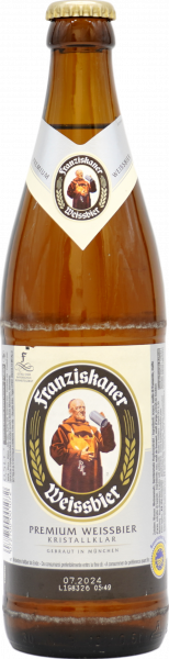 Franziskaner Weissbier Kristallklar