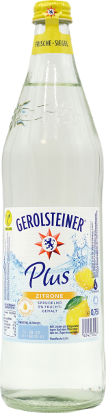 Gerolsteiner Sprudel plus Zitrone