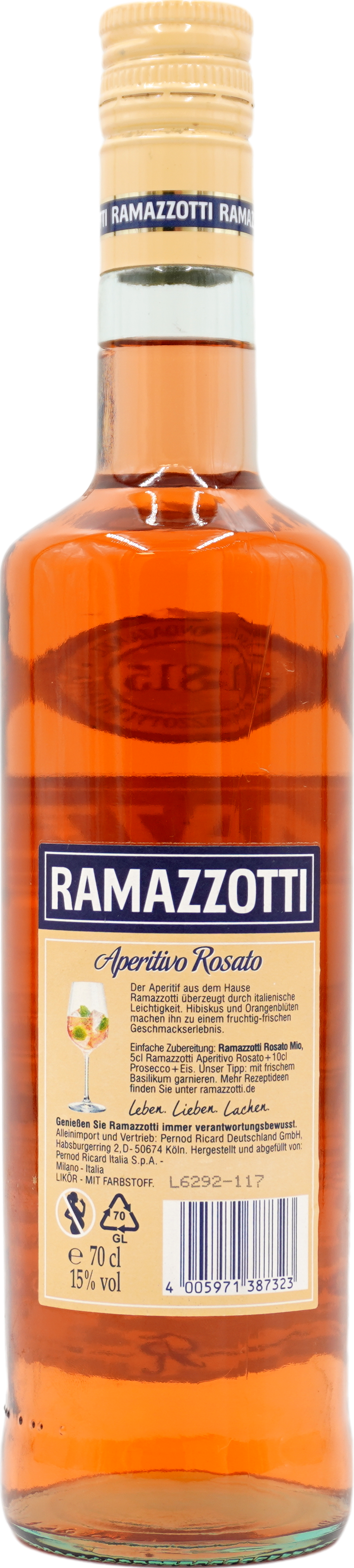 Ramazotti Aperitivo Rosato jetzt online bestellen & liefern lassen! |  KACHOURI Getränke-Service